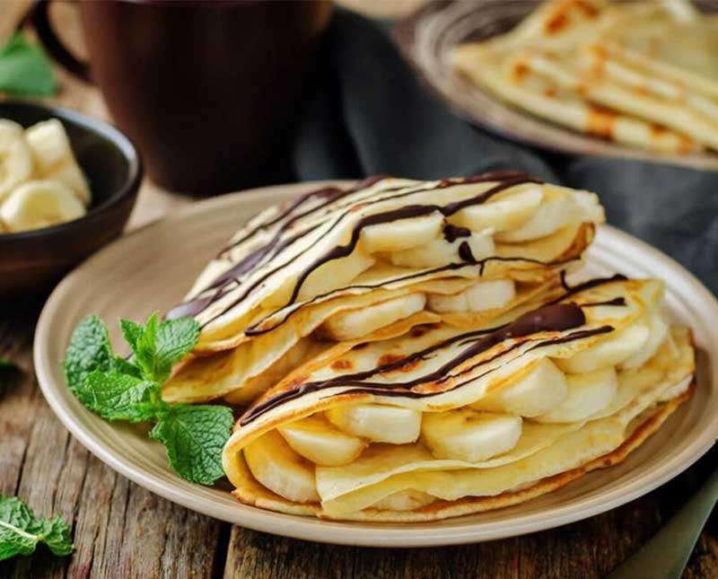 උදේ ආහාරයට කුඩා දරුවන්ට ස්වීට් ක්‍රේප්ස් හදලා දෙමුද?