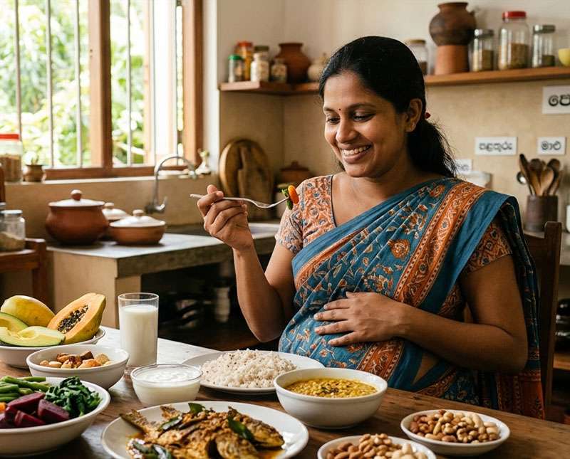 දරුවාගේ සහජ කුසලතා වර්ධනයට ගර්භනී කාලයේදී මව ලබාගත යුතු ආහාර වර්ග