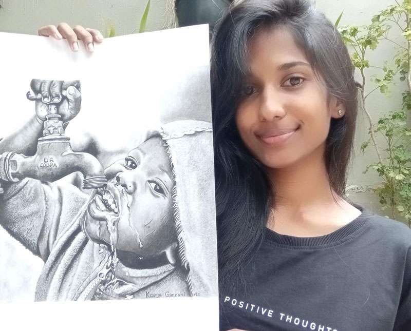 චිත්‍ර අඳින ගිම්හානි