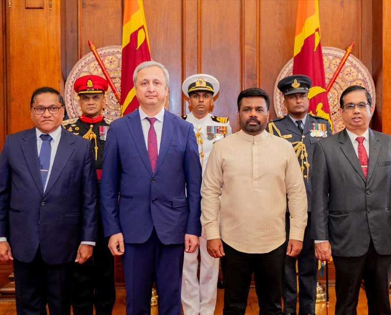තානාපතිවරු හත් දෙනෙක් ජනාධිපතිවරයා වෙත අක්තපත්‍ර භාර දෙති