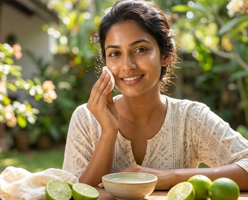 ලස්සන සමකට දෙහි වතුර