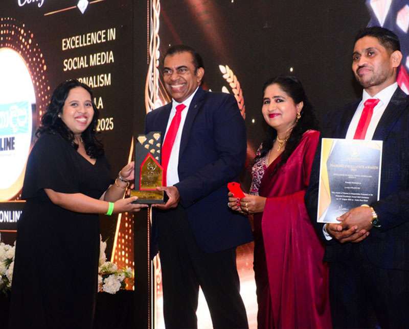 වසරේ සිංහල සමාජ මාධ්‍ය ජාලයට හිමි විශිෂ්ඨතා සම්මානය ලංකාදීප Online සමාජ මාධ්‍ය ජාලයට