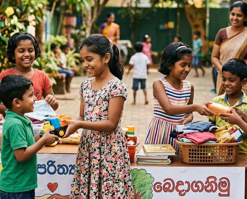 දරුවන්ගේ පරිත්‍යාග ගුණය පුරුදු කරවමු