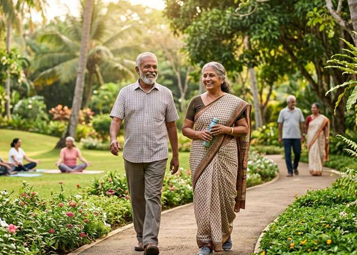 නිරොගී වයස්ගත් වීමකට යෝග