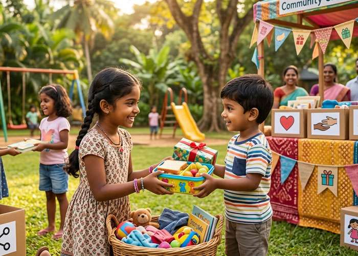 දරුවන්ගේ පරිත්‍යාග ගුණය පුරුදු කරවමු.