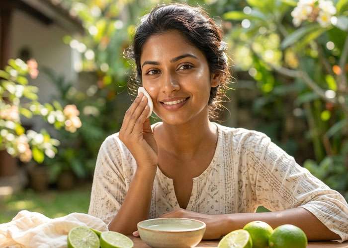 ලස්සන සමකට දෙහි වතුර
