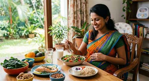 දරුවාගේ සහජ කුසලතා වර්ධනයට ගර්භනී කාලයේදී මව ලබාගත යුතු ආහාර වර්ග