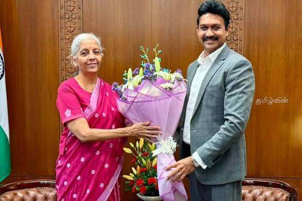 இந்திய நிதியமைச்சரை சந்தித்தார் செந்தில் தொண்டமான்