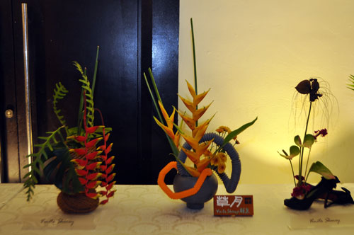 Ikebana arrangements displayed at Festival of Flowers 2026 – Sri Lanka Blooms