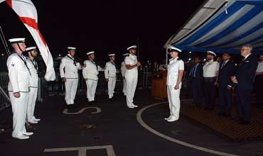 HMS SPEY makes its maiden voyage to Sri Lanka