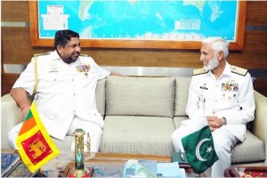 Admiral Muhammad Zakaullah called on Sri Lankan Naval Commander Vice Admiral Ravindra Wijegunaratne